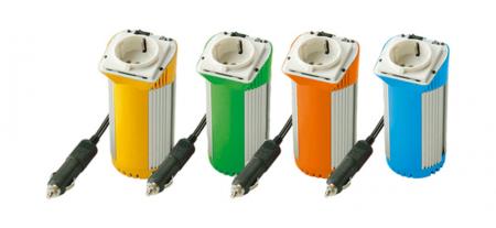 140 W COCA CAN MODIFIED SINE WAVE POWER INVERTER 12 V DC bis 220 V AC mit USB-Anschluss (EU) - COCA CAN modifizierter Sinus-Wechselrichter 140 W (EU)